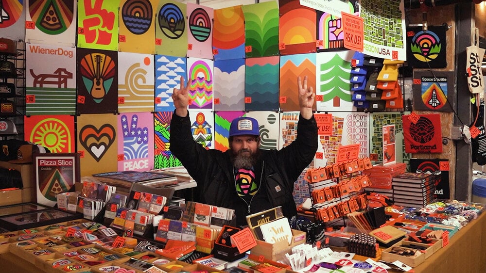 Photo from Skillshare Original Design Great Stuff: How to Make Merch with Draplin.