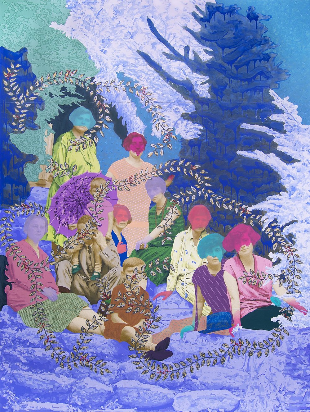 Untitled (Family Portrait on the Rocks) © Daisy Patton