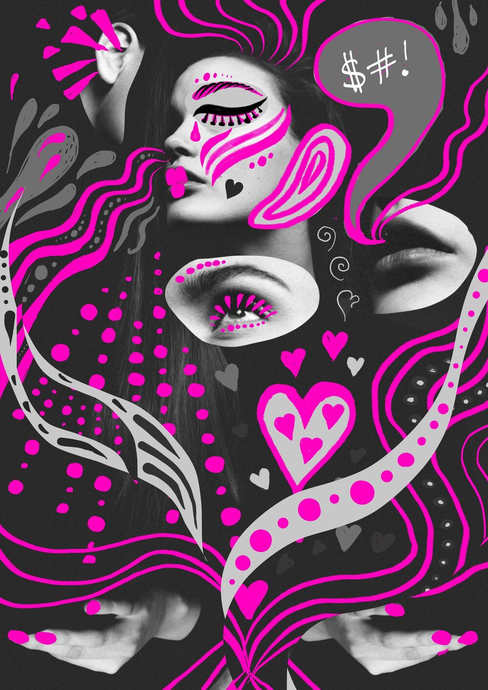Student Project by Jo Barnes for Skillshare Top Teacher Rich Armstrong’s class, Abstract Art: Easy Ways to Express Yourself with Adobe Fresco .