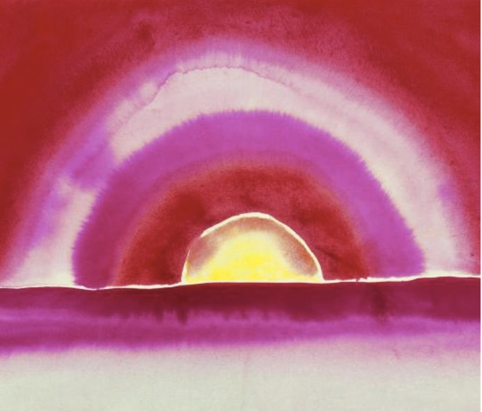 Sunrise  by Georgia O’Keeffe (1916)
