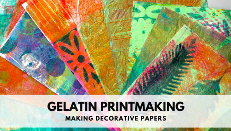 Suzette  will share her process for making decorative papers. 
