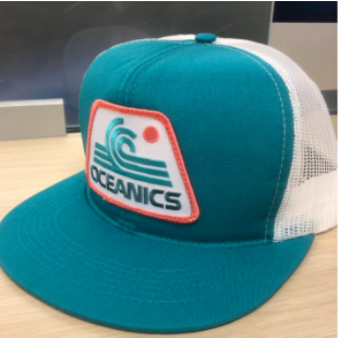 Aaron Draplin’s hat design incorporates a simple logo with a retro feel. | Retro Design Mega Guide by Skillshare
