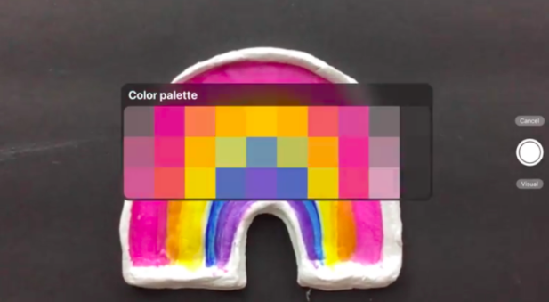 With Procreate 5X’s custom color palette feature, you can generate a new color palette in real time using your iPad’s camera.