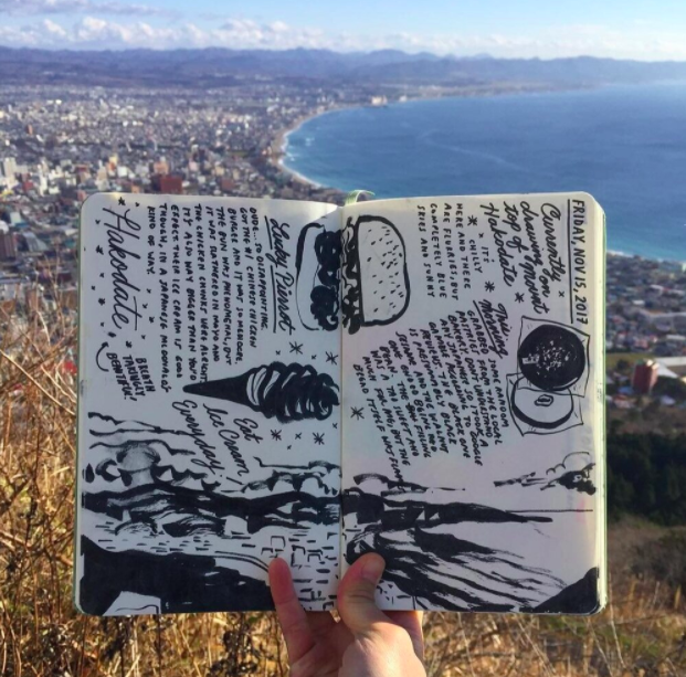 Image of Paulina Ho’s sketchbook art provided by the artist.