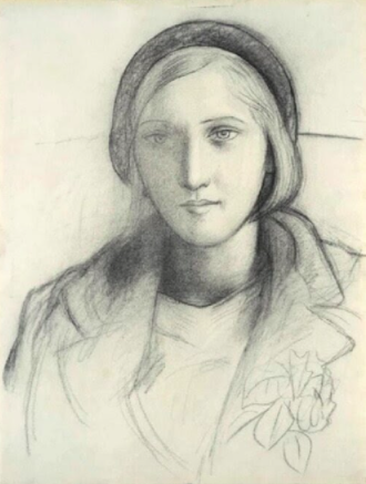 Charcoal    sketch by Pablo Picasso (   source   ).