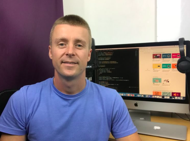 Chris Dixon, a full-time freelance web developer and Skillshare course instructor.