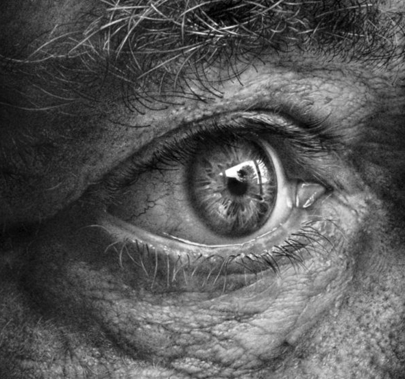 eye pencil drawing