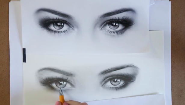 Shading brings your realistic eye drawing to life!