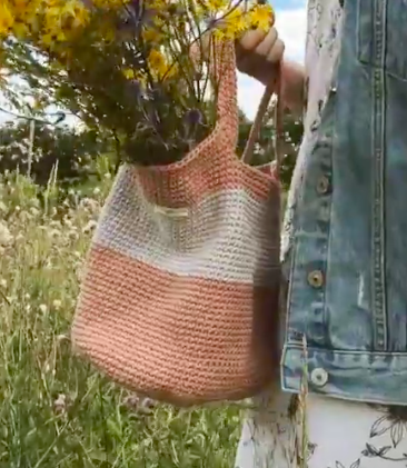crochet reusable bag