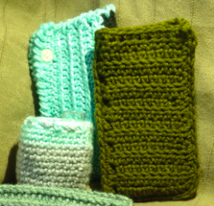 crochet eyeglass cases