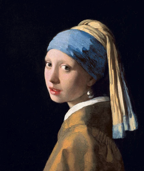 Girl with a Pearl Earring by Johannes Vermeer (1665)