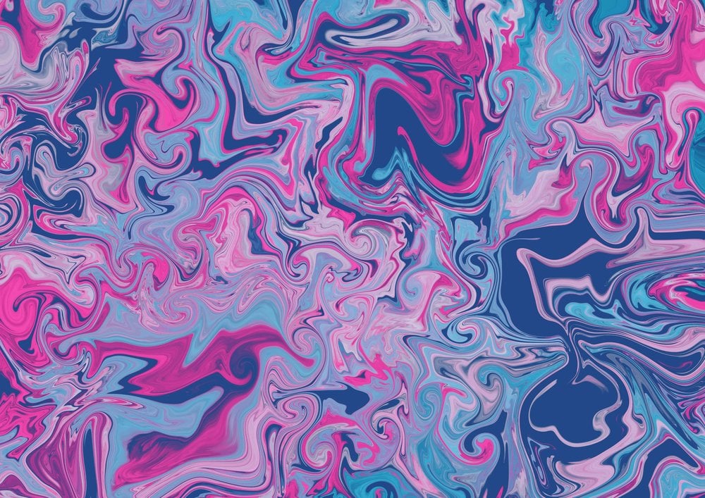 Image by Skillshare student Ornella I. for    Digital Marbling: Create Stunning Abstract Art in Procreate    with Top Teacher Rich Armstrong