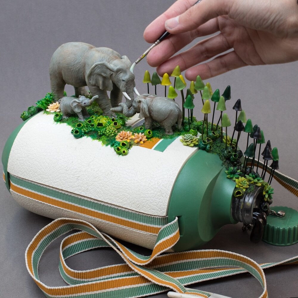 Mother (Elephants), 2019 by Stéphanie Kilgast