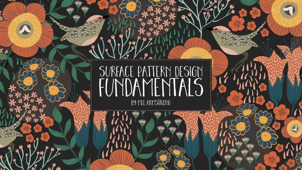 Cover photo for Mel Armstrong’s class,  Surface Pattern Design Fundamentals