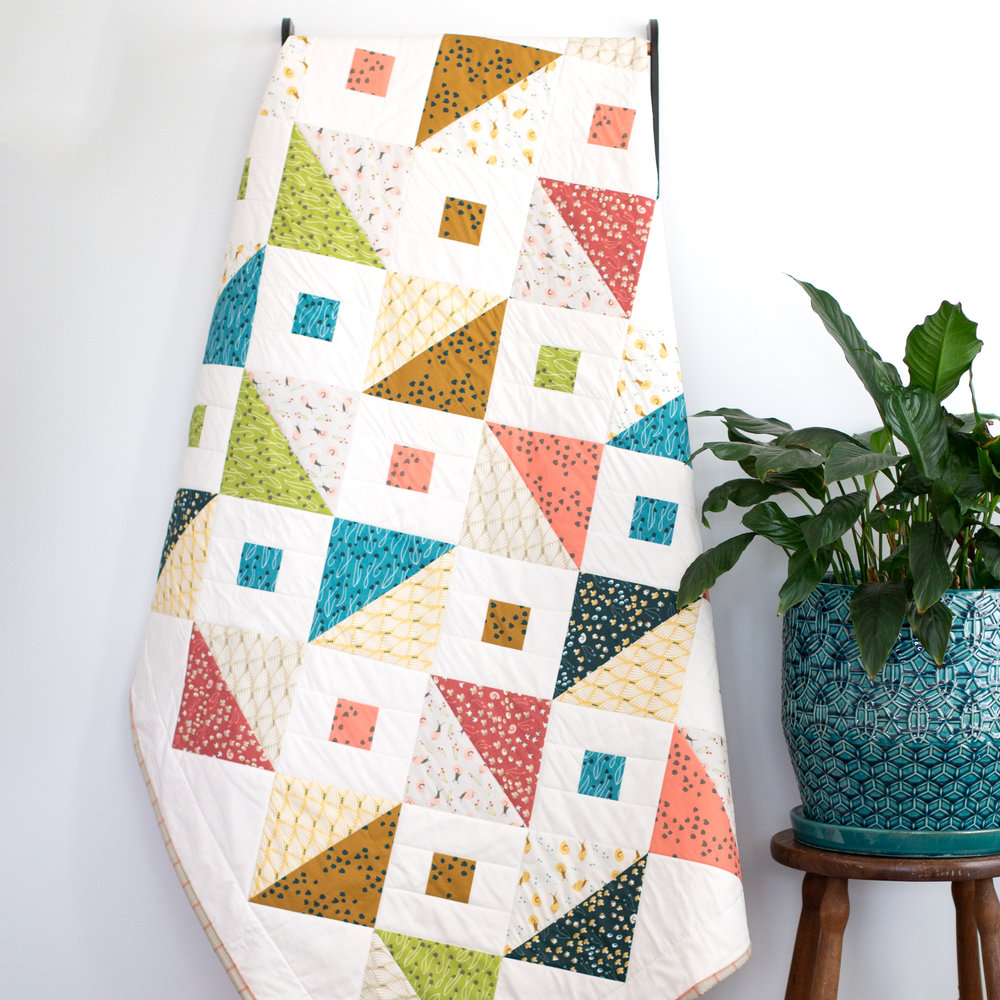 Cloud 9 Fabric Quilt, surface pattern design by Esther Nariyoshi (image courtesy of the artist)