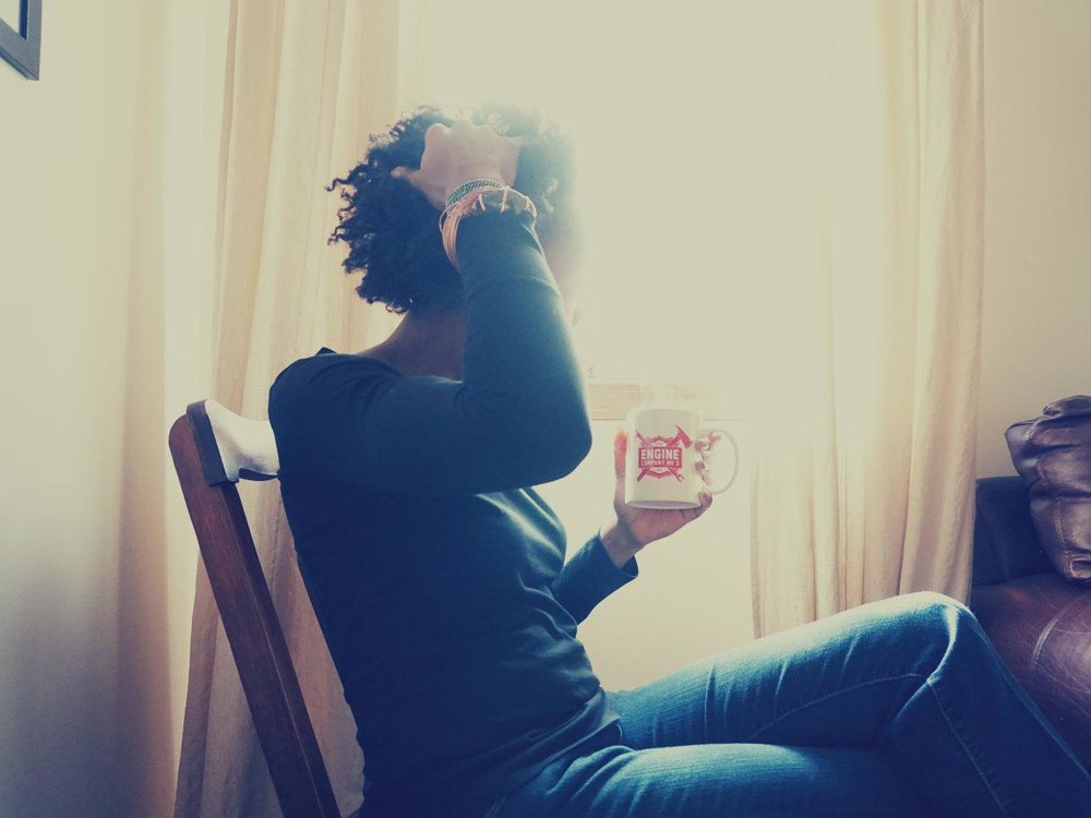 Self-portrait by Skillshare student Alisha S. who shot this on creative self portrait photography