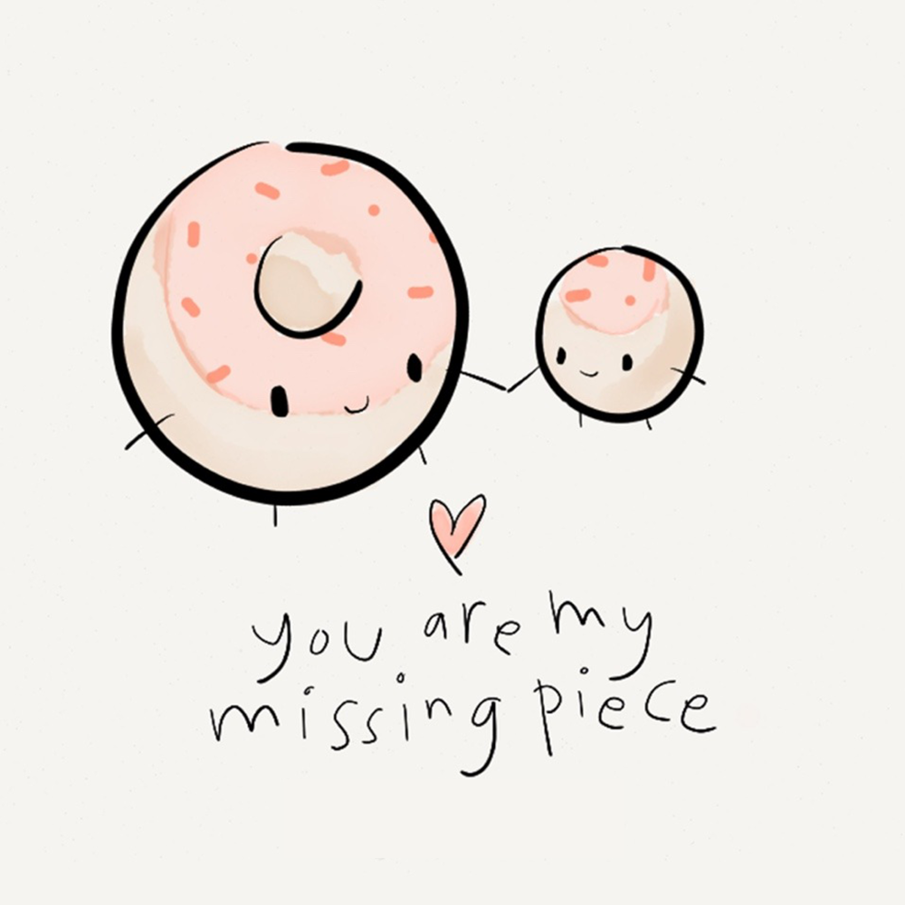 To say: ‘you complete me’ - Artwork by Teacher Mimi Chao