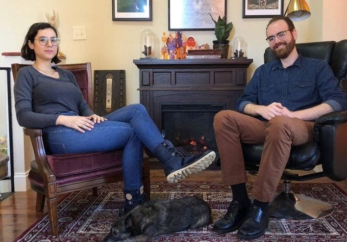 Josh O'Neill and Maëlle Doliveux. Image via Kickstarter.