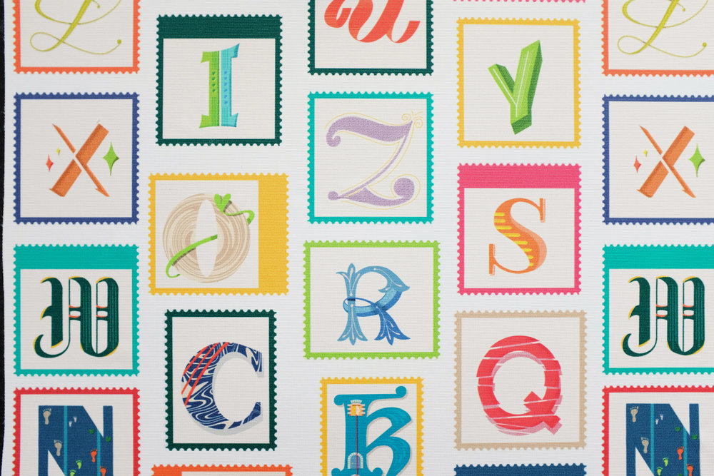 Lettering samples by Esther Nariyoshi (Image courtesy of the artist)