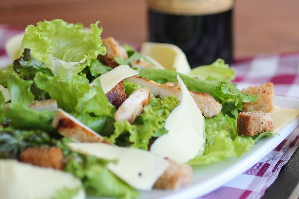 Caesar salad is a classic that’s easy to make at home.
