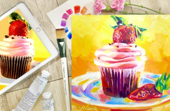 Awesome canvas painting ideas for kitchens 35 Easy And Creative Canvas Painting Ideas Skillshare Blog