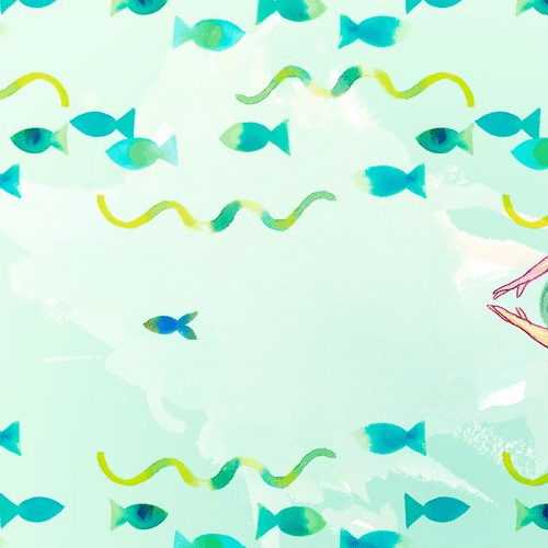 GIF created for Skillshare class  Little Illustrations, Fun Animations