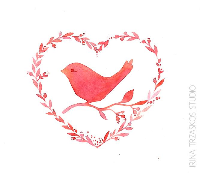 How to Create a DIY Watercolor Card for Valentine’s Day (or Any Time