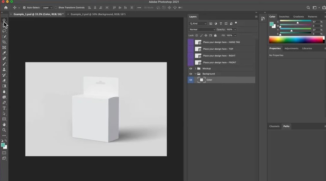making a mockup in photoshop