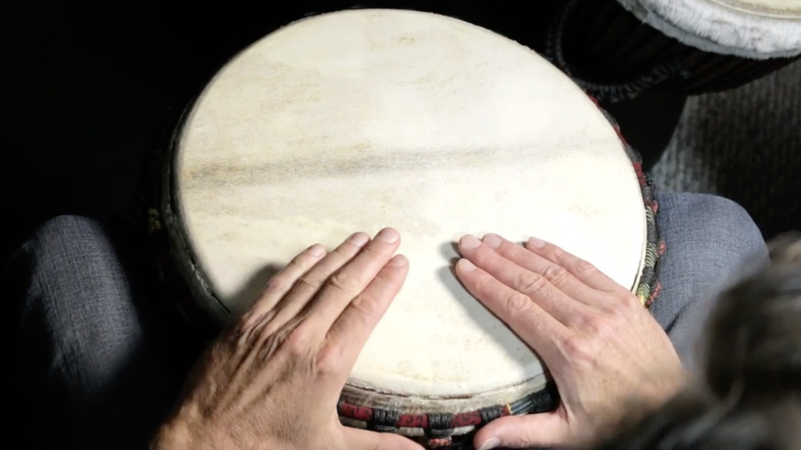 hands on drum