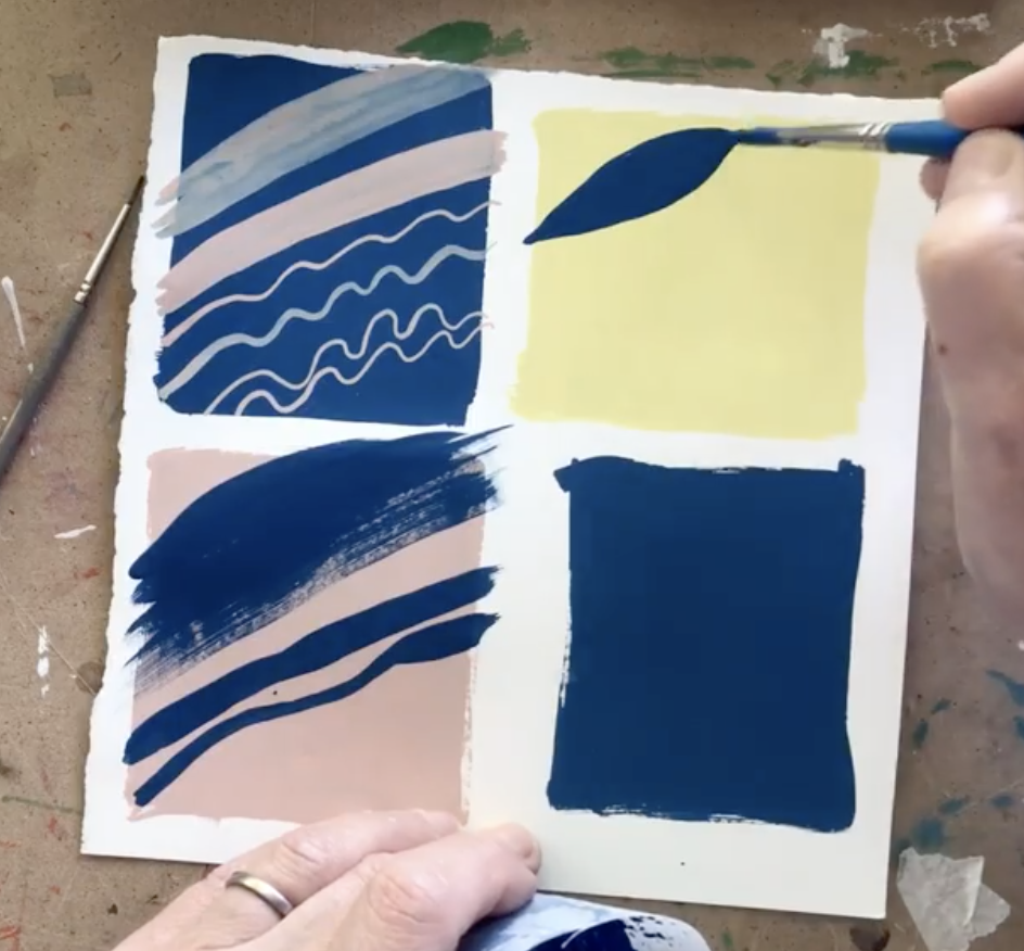Gouache Original You May Even See Things You Can\u2019t Stand To See..