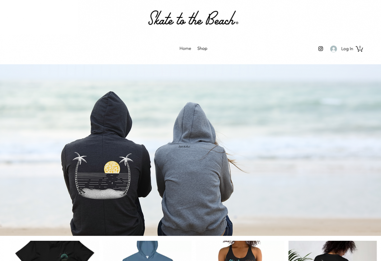 website for Skate to the Beach