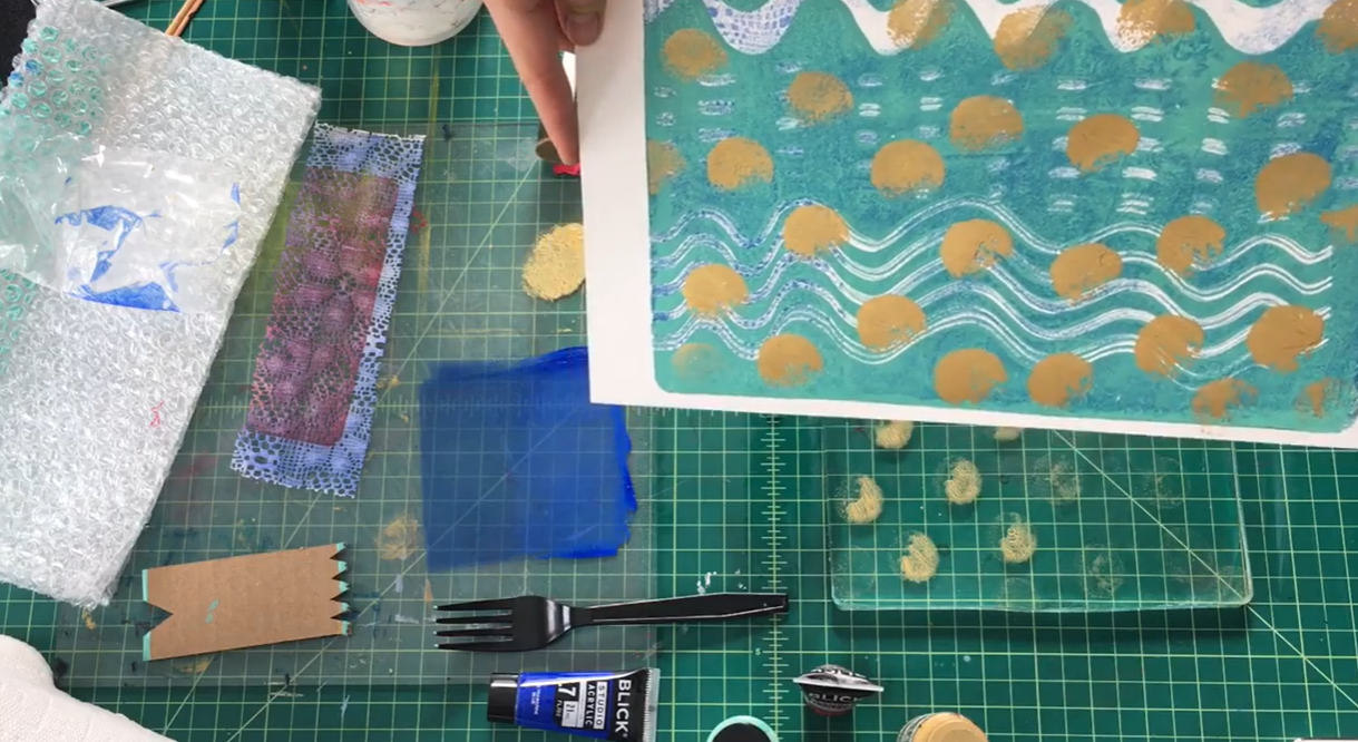 Gelli Plate Printing: Make a Monoprint and More | Skillshare Blog