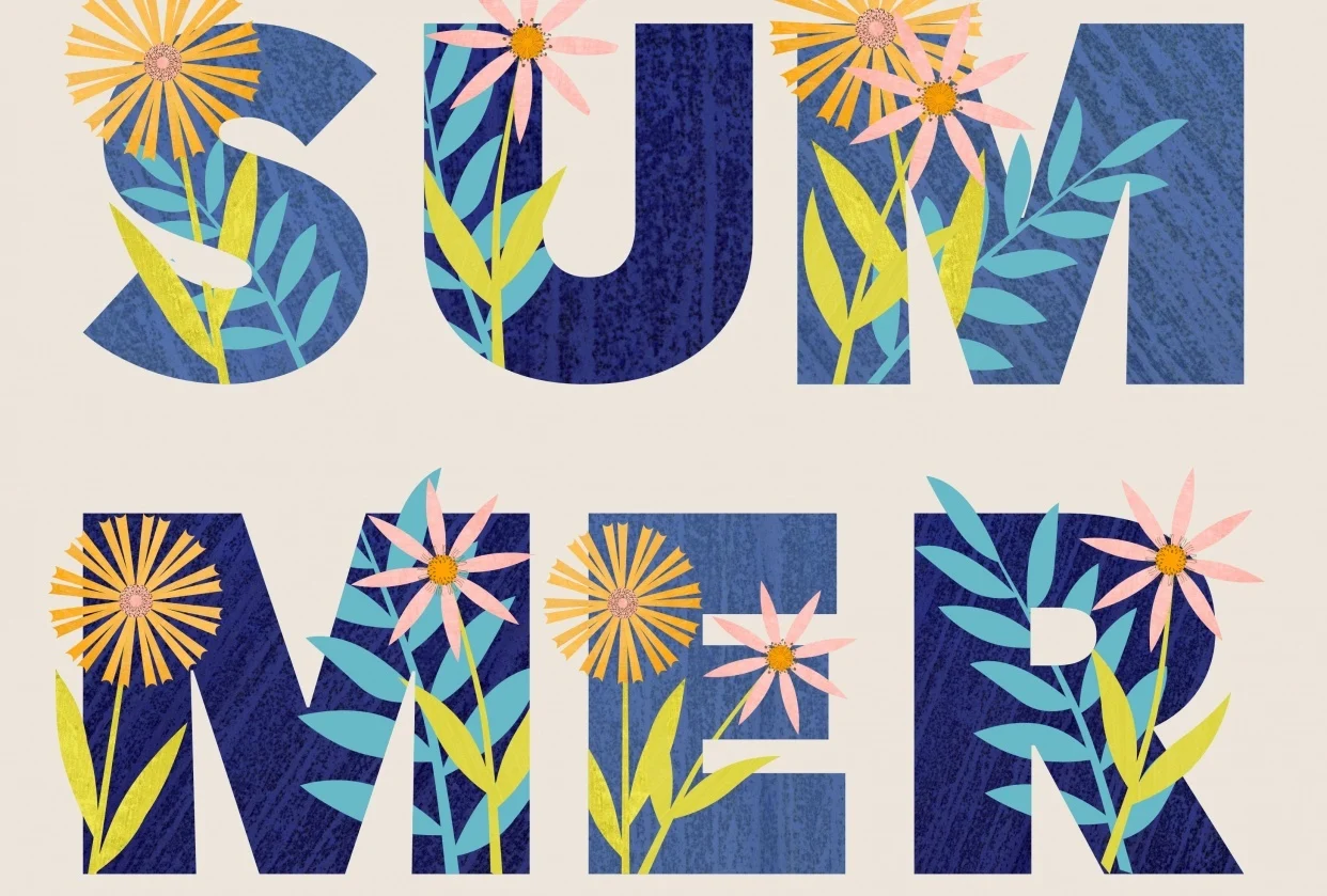 summer typography