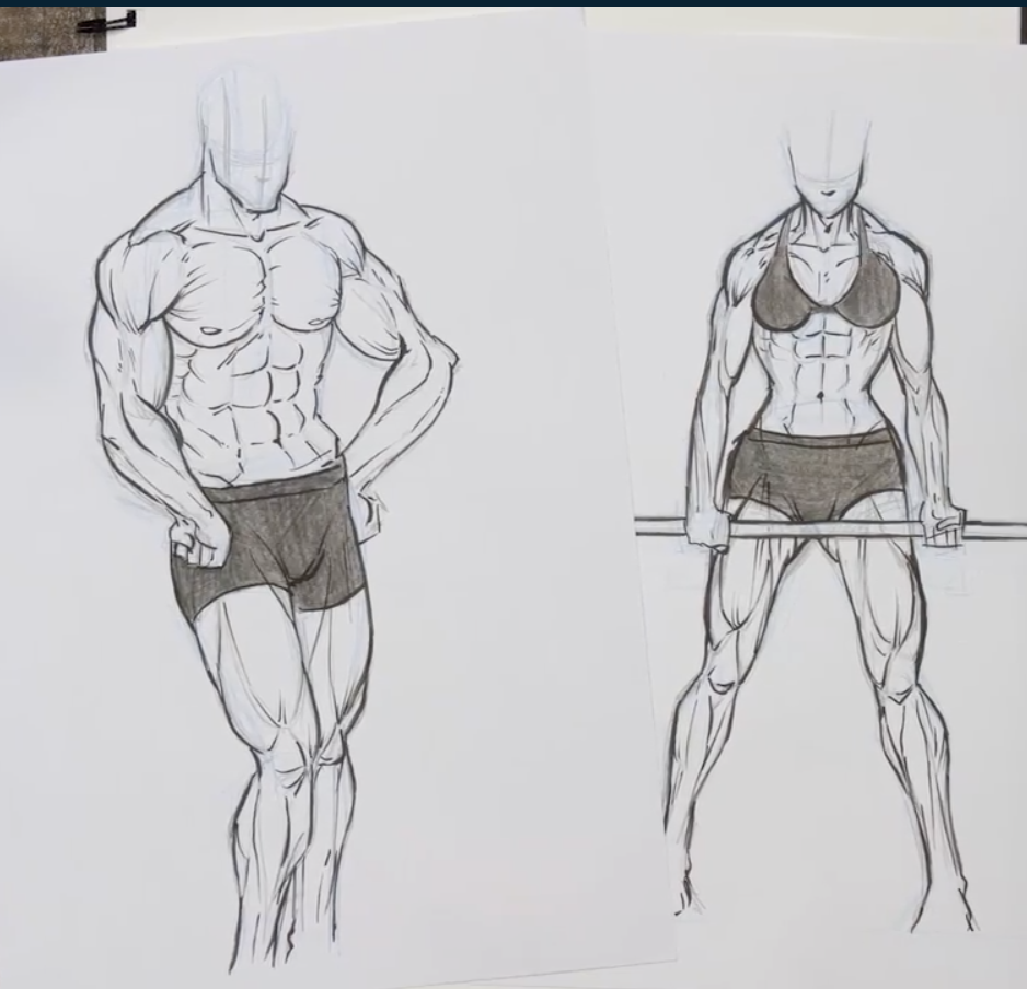 Todd's Tips for Drawing Muscular Legs!