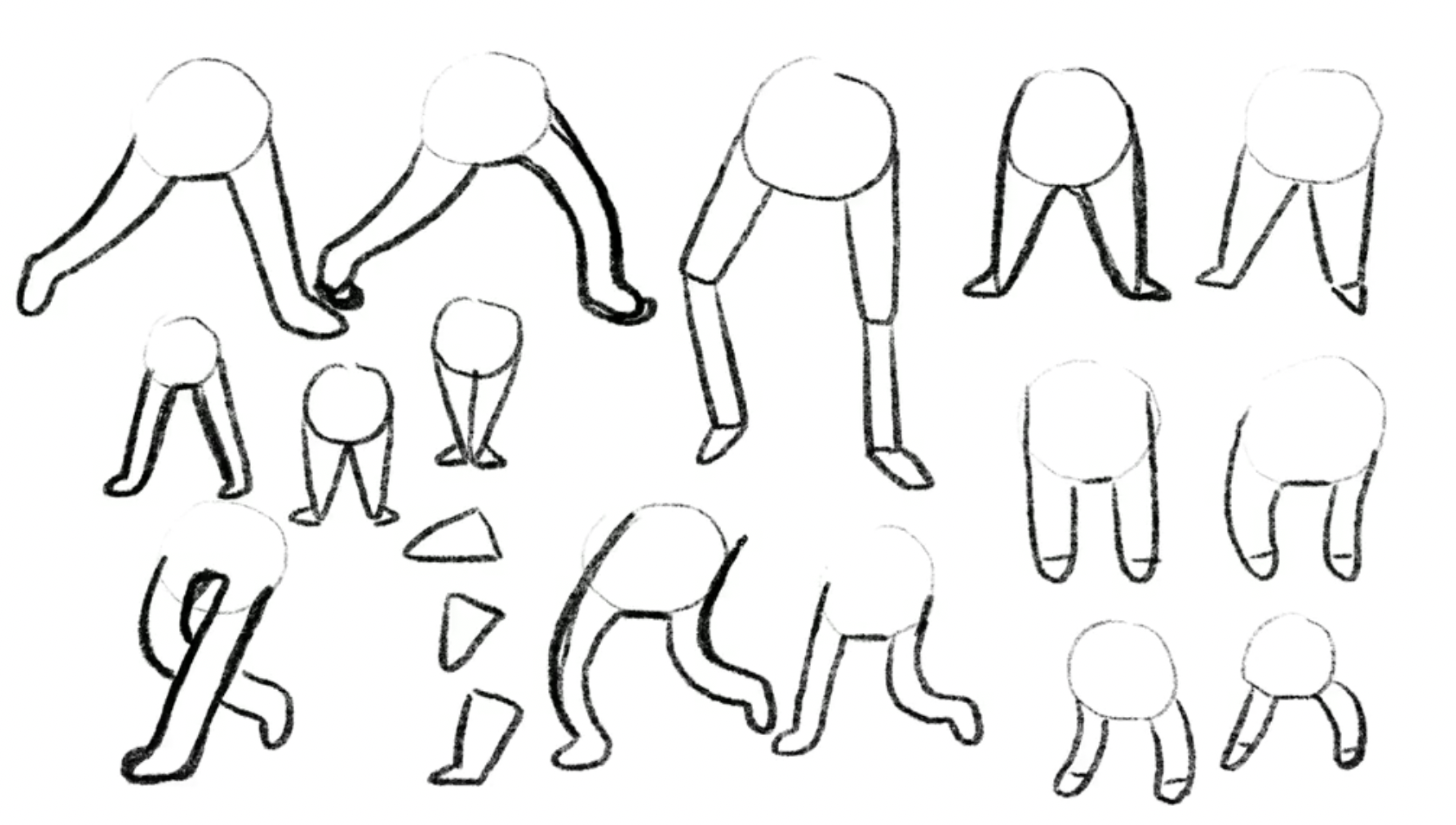 Animals, People and Cartoons: How to Draw Legs | Skillshare Blog