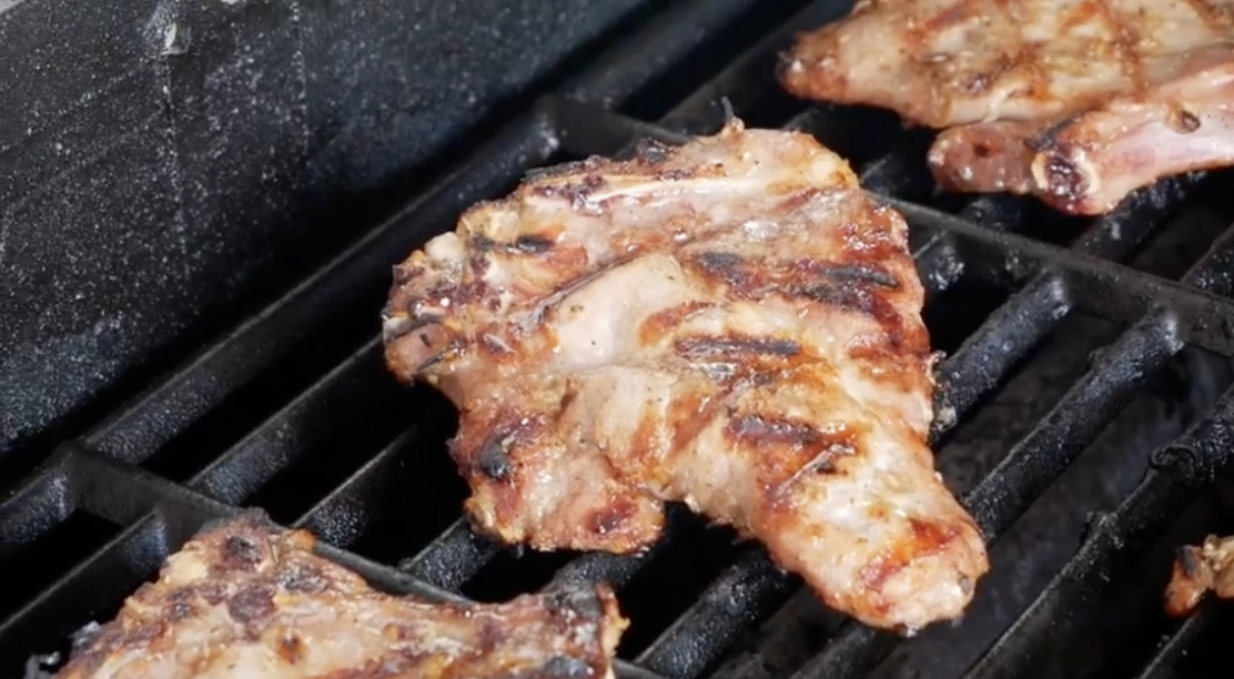 grilled pork