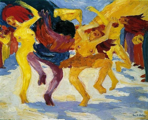 Emil Nolde, “Dance Around the Golden Calf” (1910) 