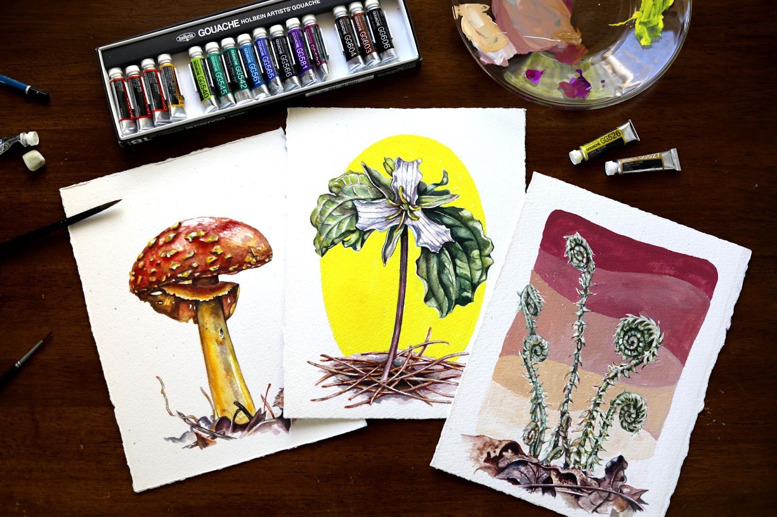 Watercolor and Gouache: 3 Ways to Combine Them for Incredible