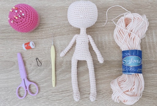 Skin Color Yarn for Amigurumi Dolls in 2024