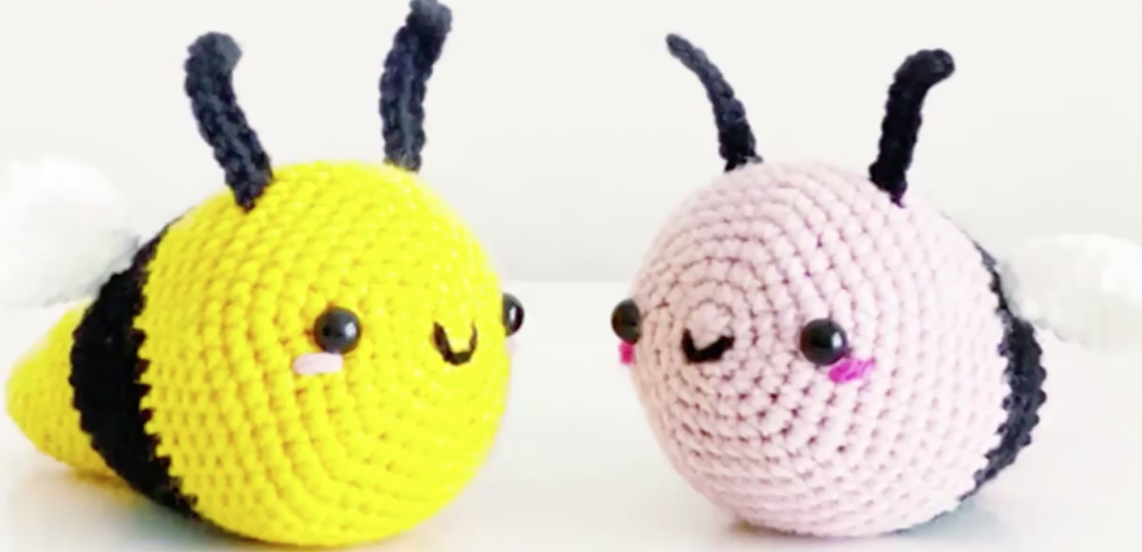 abejas amigurumi