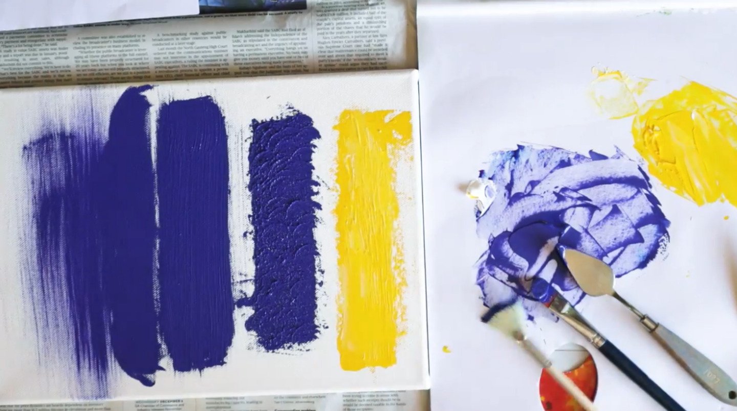 Art Supplies & Tips : How to Paint With Oil Sticks 