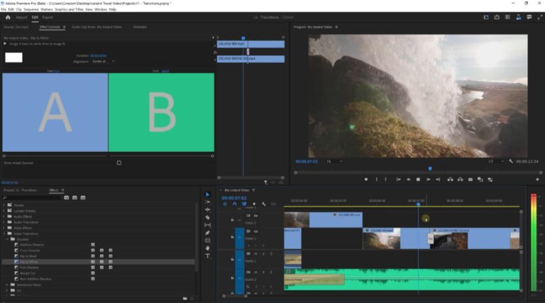 How to Add Transitions in Premiere Pro | Skillshare Blog