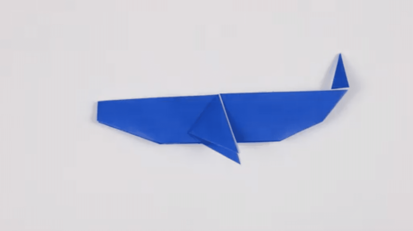 origami whale