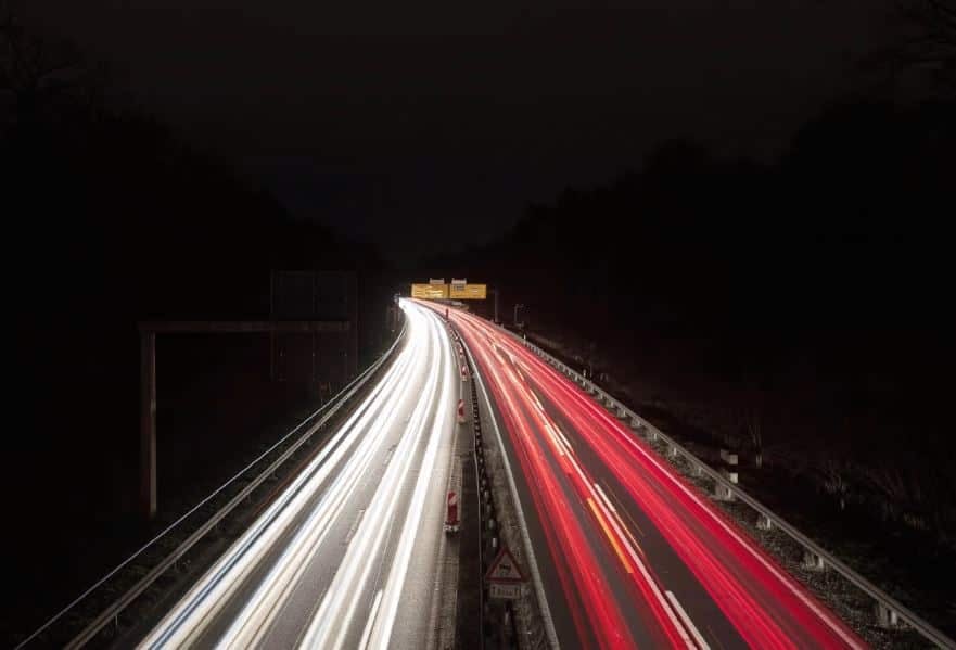 highway at night