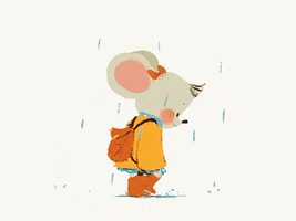 Happy Singing In The Rain GIF by Marianna