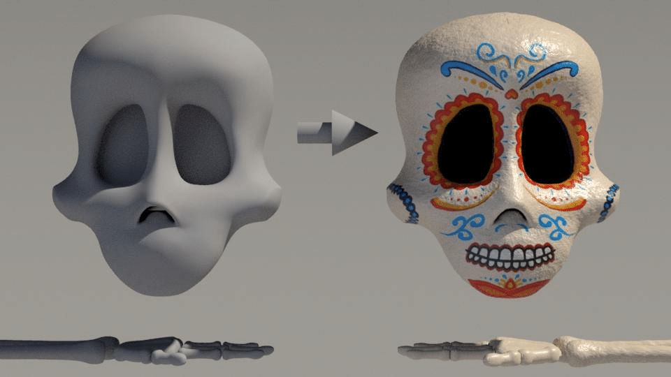 3D skull