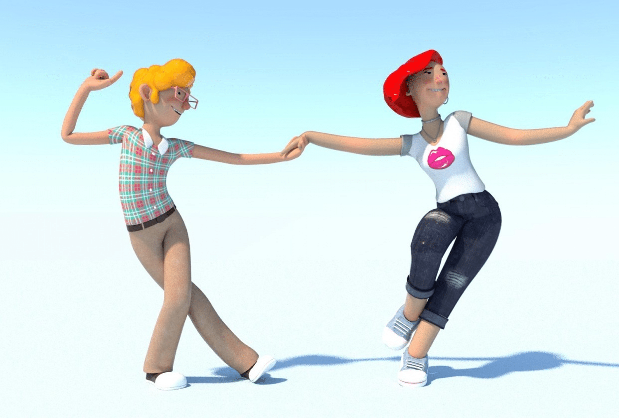 dancing people