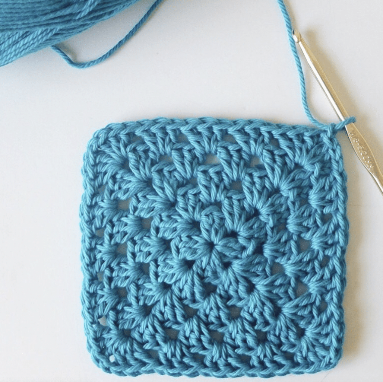 blue granny square