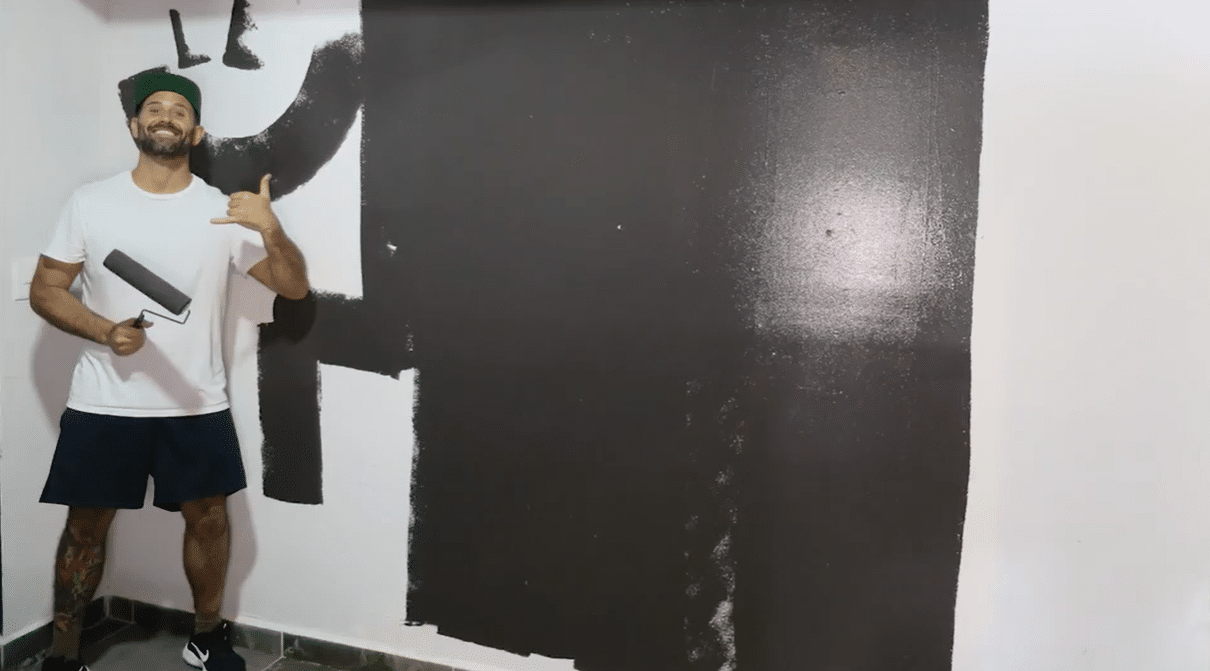 prep wall with a base coat
