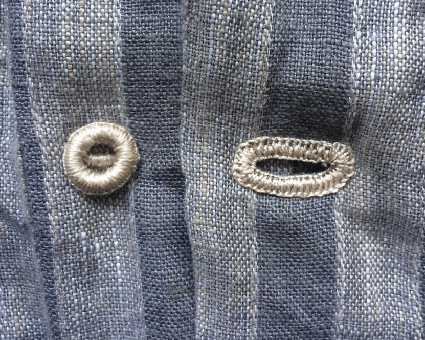 button holes